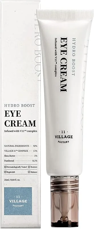 VILLAGE11FACTORY Village 11 Factory Hydro Boost Eye Cream 25 ml – Hyalüronik Asit & Shea Yağı Göz Kremi — Cilt bakımı