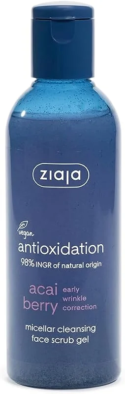 Ziaja Acai Meyvesi Özlü Misel Yüz Temizleyici Scrub Jel 200 ml 1 Paket (1 x 200 ml) — Cilt bakımı