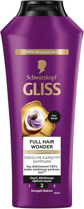 Gliss Full Hair Wonder Saç Dökülme Karşıtı Şampuan 400 ml — Saç bakımı