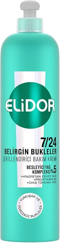 Elidor 7, 24 Belirgin Bukleler Saç Bakım Kremi 240 Mililitre — Saç bakımı