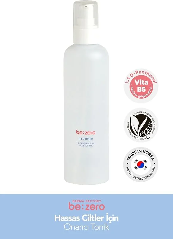 DERMA FACTORY Hassas Ciltler Için Tonik Be Zero Mild Toner 250ml — Cilt bakımı