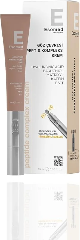 Peptit Kompleksli Göz Çevresi Kremi 15 ml – Kırışıklık, Morluk ve Şişlik Karşıtı Masaj Başlıklı Krem — Cilt bakımı