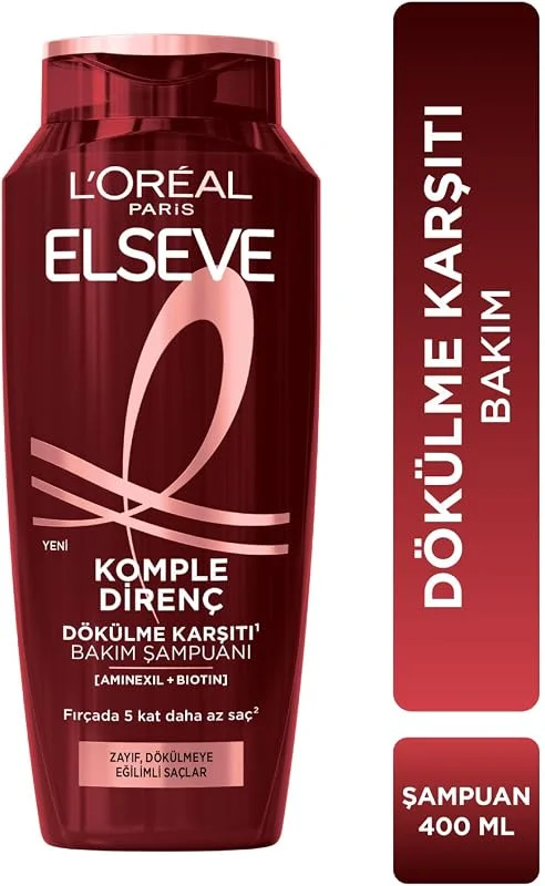 L'Oréal Paris Elseve Komple Direnç Dökülme Karşıtı Şampuan 400 ml — Saç bakımı