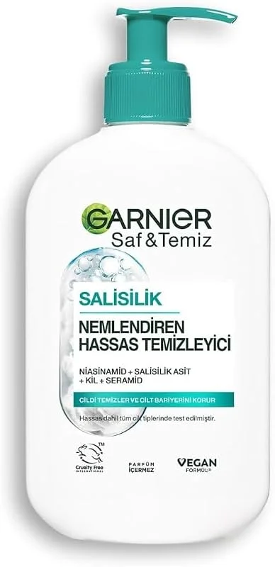 Garnier Saf & Temiz Nemlendiren Temizleyici (250 ml) — Cilt bakımı