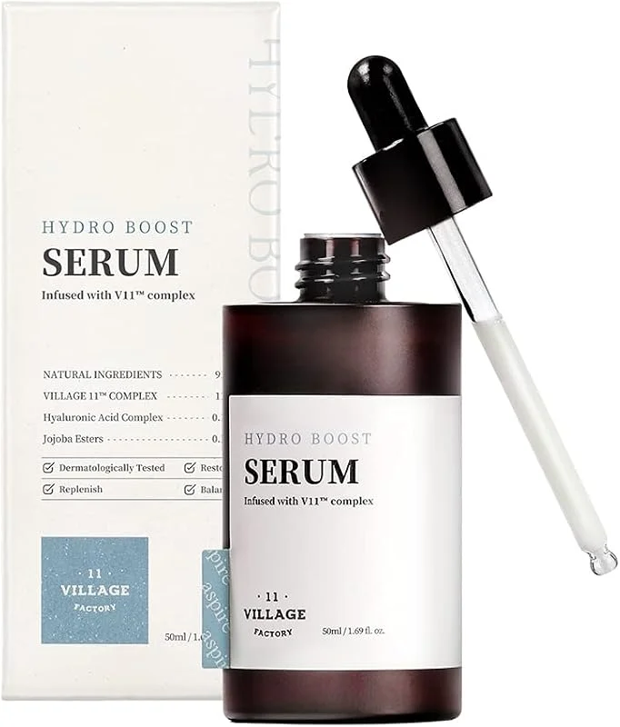 VILLAGE11FACTORY Village 11 Factory Hydro Boost Serum 50 ml – Hyalüronik Asit & Jojoba Serum — Cilt bakımı