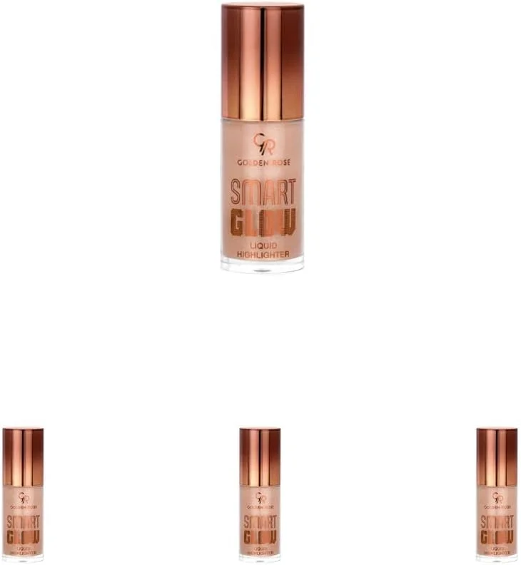 Golden Rose Smart Glow Liquid Highlighter No: 203 - Işıltılı Likit Aydınlatıcı (4 paketi) — Makyaj