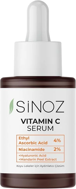 Sinoz Ton Eşitleyici Aydınlatıcı Vitamin C%4 Niacinamide%2 Yüz Serumu 30 ml Tüm Ciltler Için — Cilt bakımı