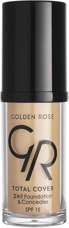Golden Rose Total Cover 2si1 Arada Kapatıcı ve Fondöten No: 05 Cool Sand - 30 ml — Makyaj