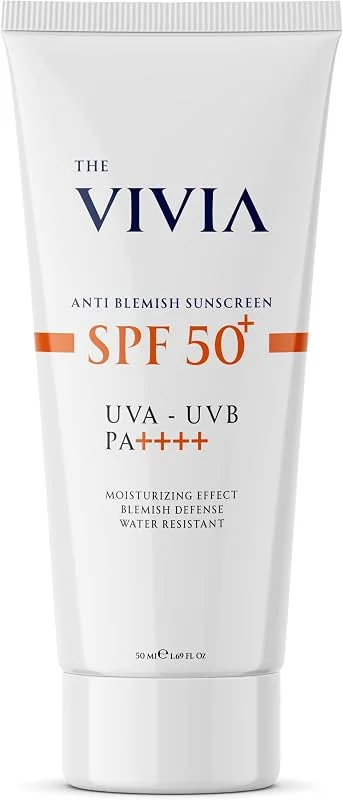 The Vivia Leke Karşıtı Yüksek Koruyucu Yüz Güneş Kremi Tüm Cilt Tipleri SPF 50+ 50 ml — Cilt bakımı