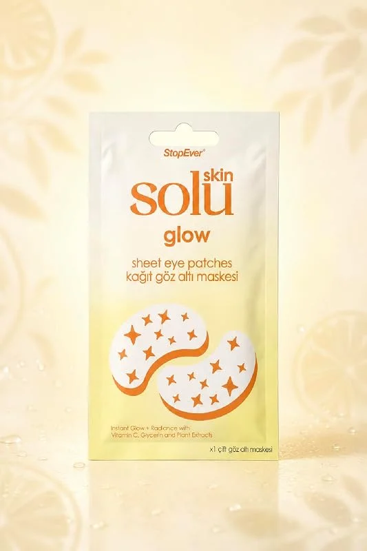 StopEver Skin Solu Glow Kağıt Göz Altı Maskesi — Cilt bakımı