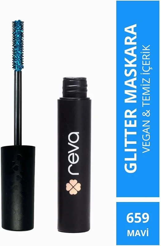 Blue Length & Definition Glitter Mascara-Mavi Uzatan & Belirginleştiren Simli Maskara 659 — Makyaj