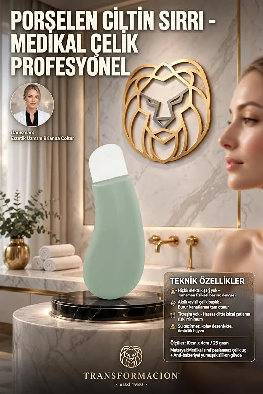 Transformacion Siyah Nokta Temizleyici Spatula - Kore Usulü Gözenek Sıkılaştırıcı Sebum Kazıyıcı Akne ve Yağ Arındırıcı Cilt Bakım Aparatı — Cilt bakımı