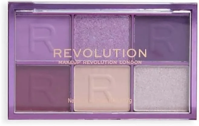Revolution Mini Reloaded Eye Shadow Palette, Göz Farı Paleti, Purple Please — Makyaj
