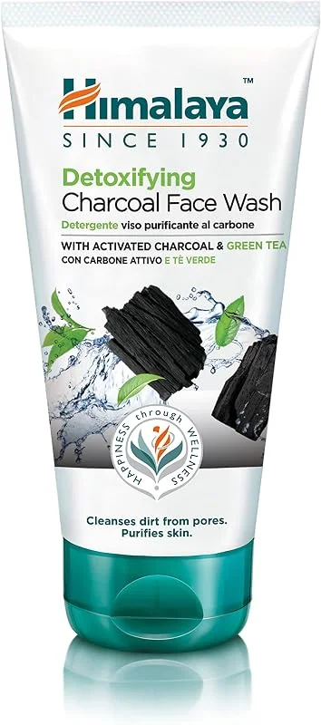 Himalaya Since 1930 Detoks Etkili Arındırıcı Yüz Yıkama Jeli, Aktif Kömür, Yeşil Çay, Parabensiz, Tüm Ciltler, 150 ml — Cilt bakımı
