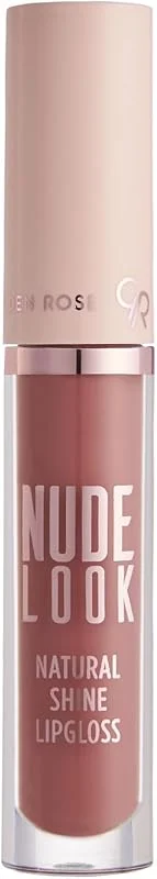 Golden Rose Nude Look Natural Shine Lipgloss No: 04 Peachy Nude - Doğal Parlak Dudak Parlatıcısı — Makyaj