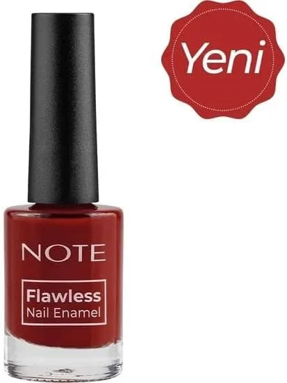 Note Cosmetics Nail Flawless Oje 101 Bright Red, Kırmızı — Makyaj