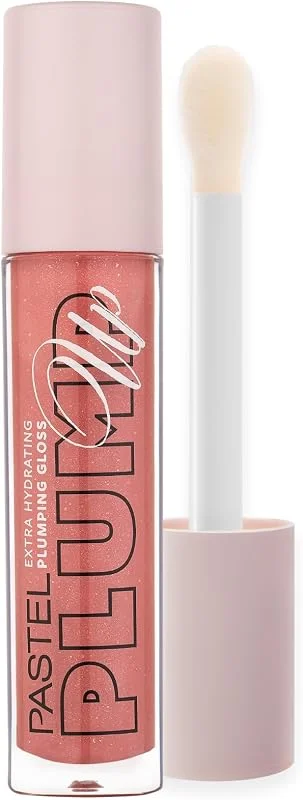 pastel Plump Up Extra Hydrating Plumping Gloss - Dolgunlaştıran Dudak Parlatıcısı, 208 Shimmer Nude, 5, 3 Ml — Makyaj