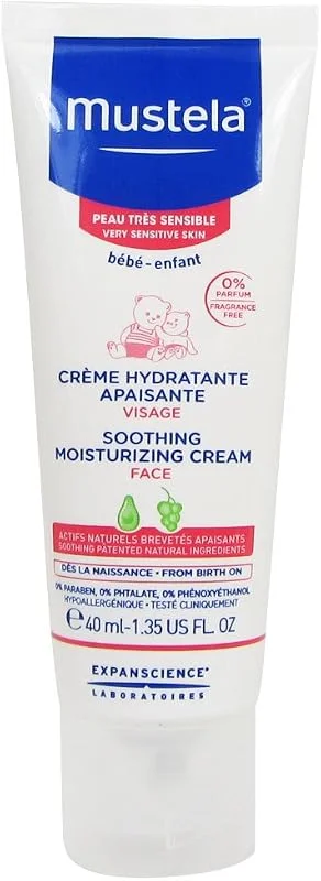 Mustela Çok Hassas Ciltler için Rahatlatıcı Yüz Kremi 40 ml 1 Paket — Cilt bakımı