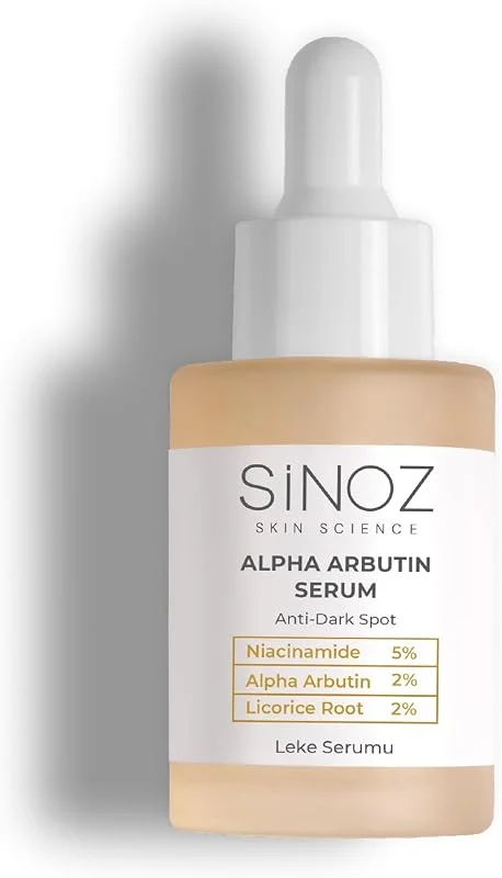 Sinoz Koyu Leke Karşıtı Arbutin Cilt Serumu (Niacinamide 5% + Alpha Arbutin 2%) 30 ML — Cilt bakımı