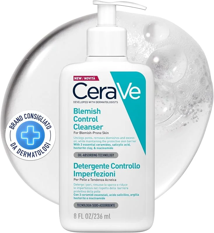 CeraVe Yağlı Ve Düzensiz Ciltler İçin Yüz Temizleme Jeli 236 ml — Cilt bakımı