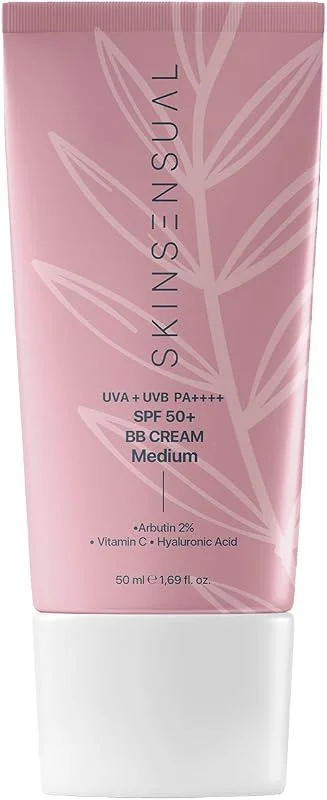 Skin Sensual SPF50+ PA++++ Kapatıcı BB Krem Medium 50 ml, Leke Karşıtı, Aydınlık Cilt Görünümü, UVA+UVB Koruma, Geniş Spektrum Koruma — Makyaj