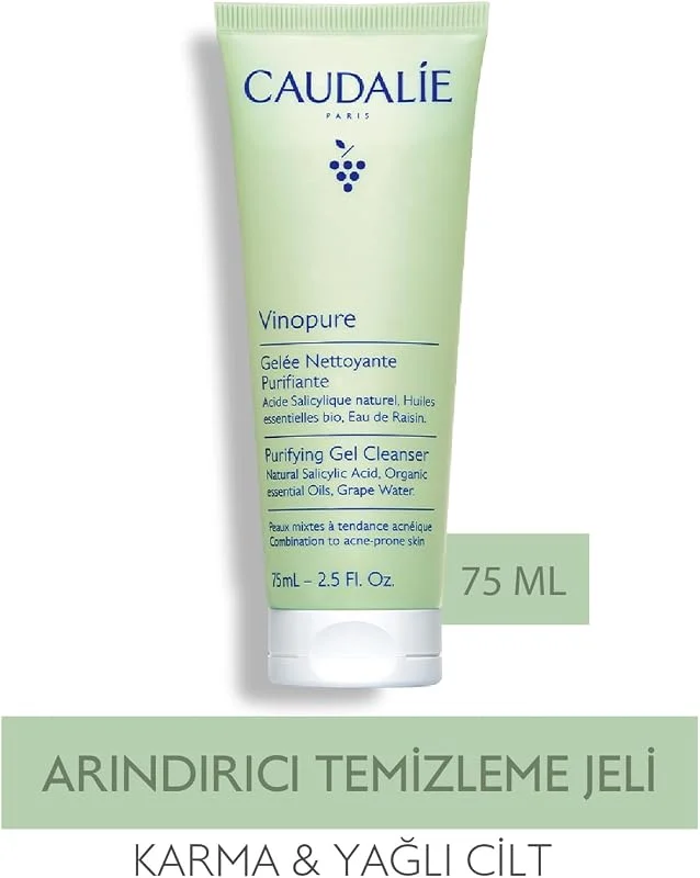 Caudalie Vinopure Arındırıcı Temizleme Jeli 75 ml — Cilt bakımı