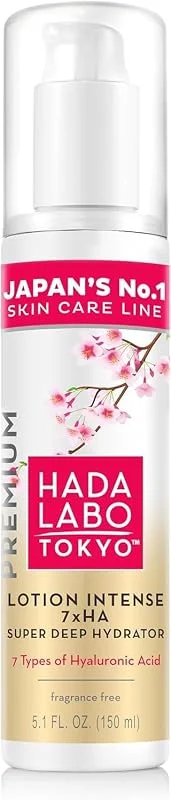 Hada Labo Tokyo White Lotion 150 ml, nemlendirici yüz losyonu, 7 hiyalüronik asit formu, hafif jel doku, yüz ve boyun için — Cilt bakımı