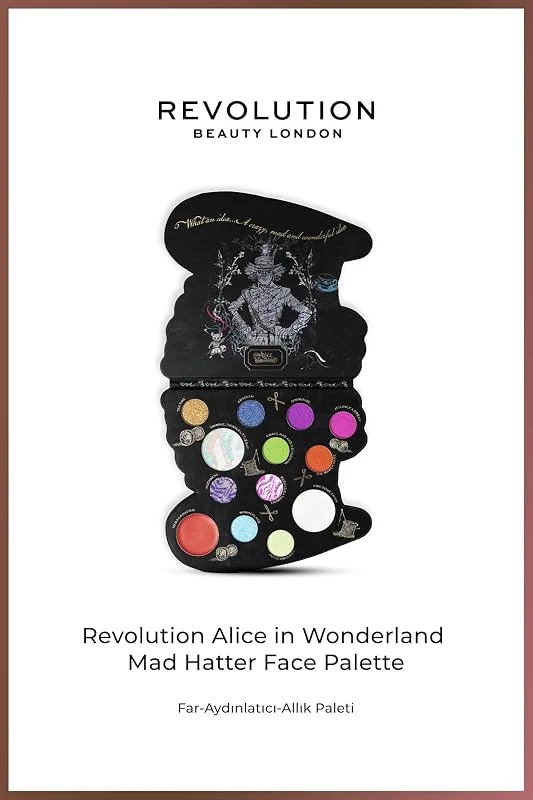 Revolution Disney's Alice In Wonderland Mad Hatter Eyeshadow Palette Far Paleti, Gelmedenal_420 — Makyaj