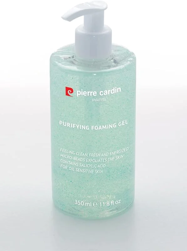 Pierre Cardin Yüz Temizleme Jeli Yağlı, Akneye Eğilim Gösteren Ciltler Parlama Karşıtı 350 ml — Cilt bakımı