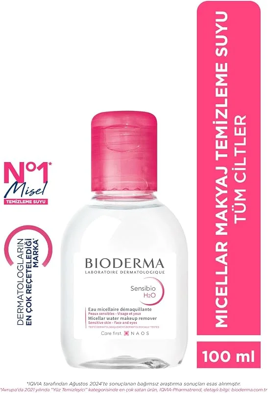 Sensibio H2O Hassas ve Normal Ciltler için Micellar Makyaj Temizleme Suyu 100 ml — Cilt bakımı