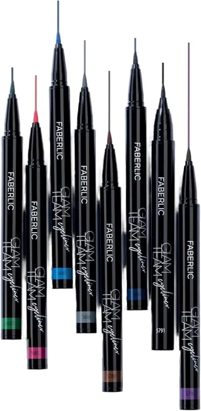 Faberlic Glam Team Kalıcı Renkli Eyeliner, Mavi, 0.4 ml — Makyaj