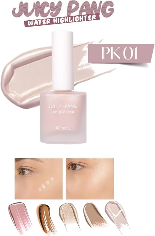 MISSHA İnci Tonlu Likit Aydınlatıcı – Parlak Görünüm Sunan Apieu Juicy Pang Highlighter Pearl (PK01) — Makyaj