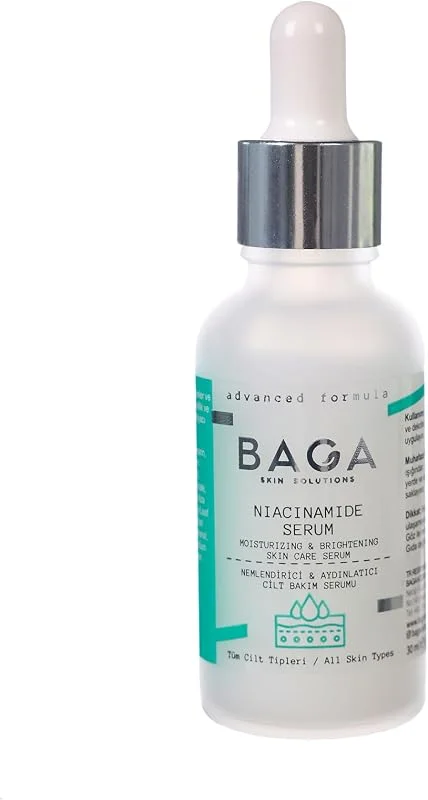 Baga Niacinamide Serum 30 ml, Gözenek Sıkılaştırıcı & Leke Karşıtı — Cilt bakımı