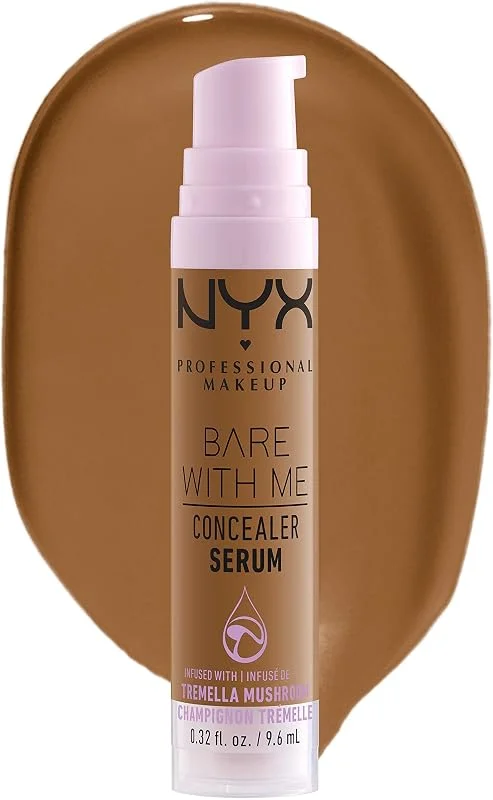 NYX PROFESSIONAL MAKEUP Bare With Me Kapatıcı Serumu, 24 Saate Kadar Hidrasyon - Deve — Makyaj