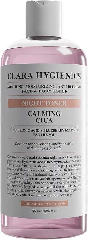 Calming Cica AntiBlemish Face and Body Vegan Night Toner 400ml Tonik — Cilt bakımı