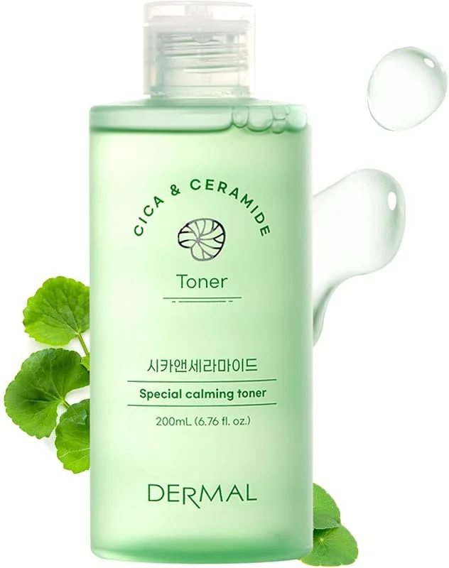 Dermal CICA x Mide Toner Centella Asiatica ve Seramid Özlü Sakinleştirici Tonik 200 ML — Cilt bakımı