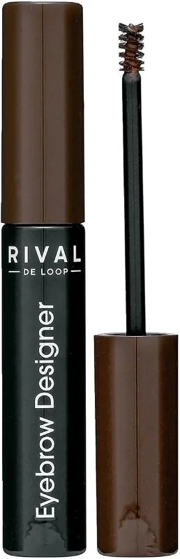 Rival De Loop Eyebrow Designer No:02 Dark Brown, 9 ml, Kaş Şekillendirici — Makyaj