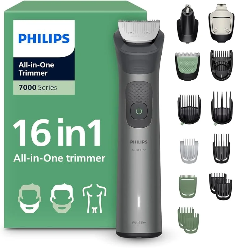 Philips 7000 Serisi 16in1, Erkek Bakım Seti, Yüz, Saç, Vücut Tıraş Makinesi, Islak, Kuru Kullanım, MG7931, 30 — Cilt bakımı