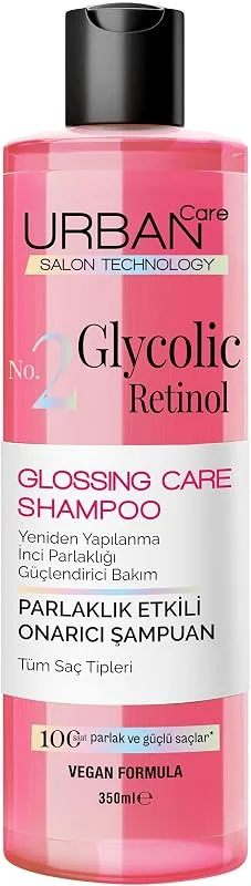 URBAN Care Glycolic Retinol Parlaklık Etkili Onarıcı Saç Bakım Şampuanı-350ml-Gloss — Cilt bakımı