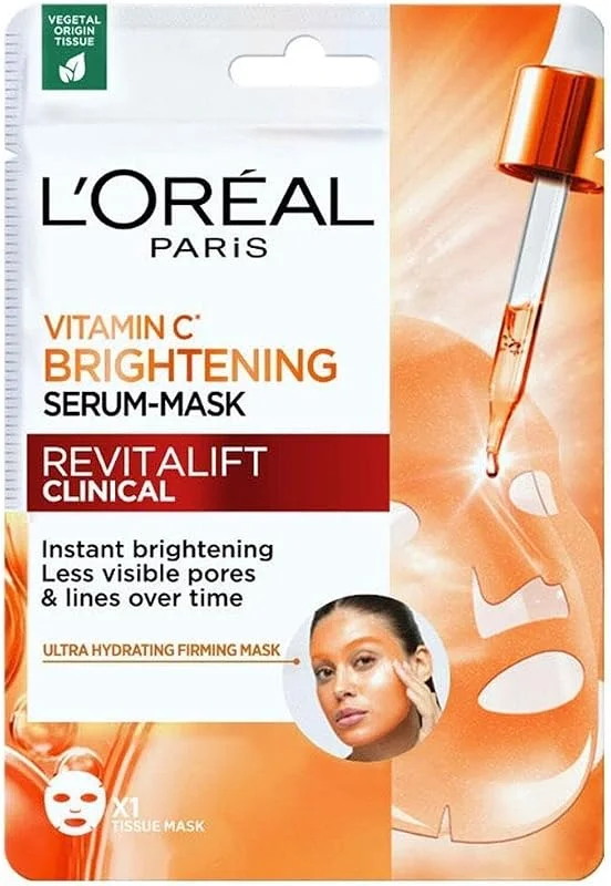 L'Oreal Paris Revitalift Clinical Anında Aydınlatıcı C Vitamini Serum Etkili Maske — Cilt bakımı