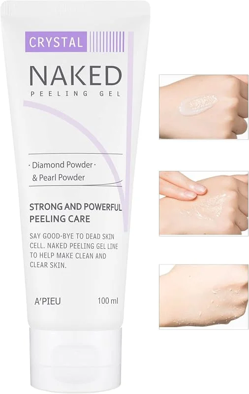 MISSHA Elmas Tozu İçeren Arındırıcı Peeling Jel 100ml APIEU Naked Peeling Gel (Crystal) — Cilt bakımı