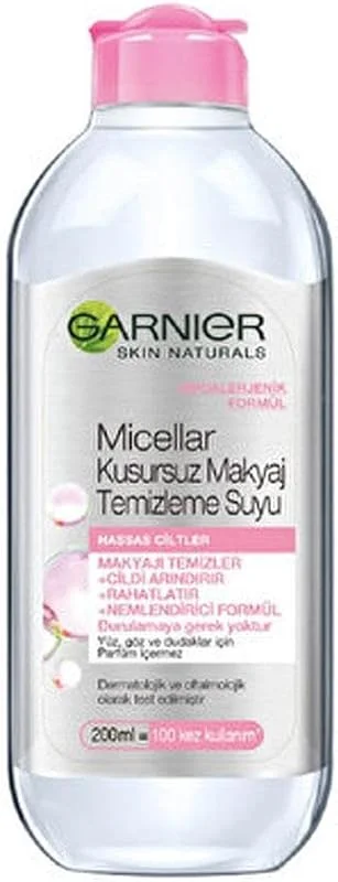 Garnier Micellar Kusursuz Makyaj Temizleme Suyu 200 ml — Cilt bakımı