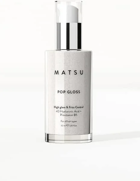 MATSU Pop Gloss 4D Hyaluronik Asit & Yeşil Havyar Işıltı Veren Saç Serumu Elektriklenme Karşıtı 50 ml — Saç bakımı