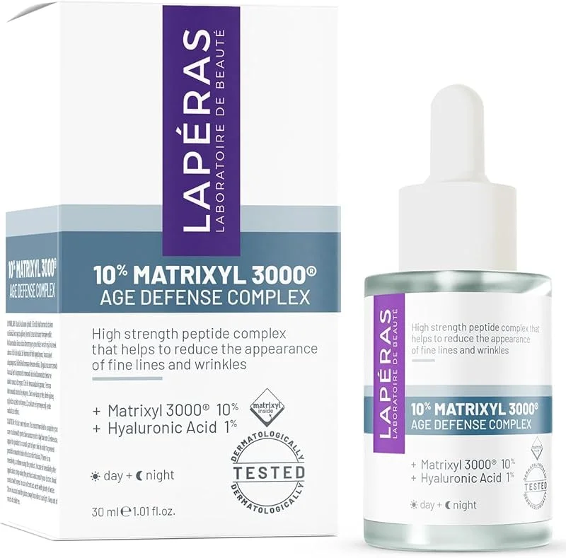 10% Peptide Matrixyl 3000 1% Hyaluronic Acid Age Defense Complex, Nemlendirici Peptit Serum, 30 ml — Cilt bakımı