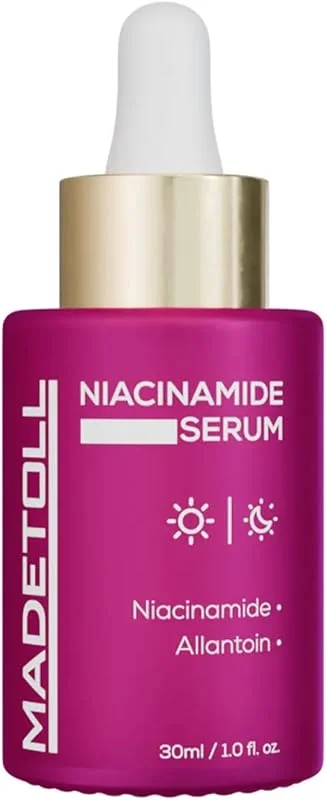 Niacinamide Serum 30 ml Gözenek Sıkılaştırıcı, Sebum Dengeleyici B3 Vitamini+Allantoin — Cilt bakımı