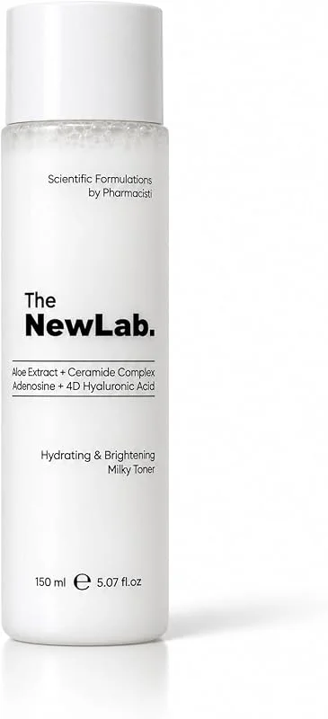 The NewLab. Aydınlatıcı Süt Tonik (Milky Toner) Pirinç Özü & Seramid Glass Skin Etkisi 150 ml (Rice Extract, Adonesine, Ceramide Complex, 4D H.Acid) — Cilt bakımı