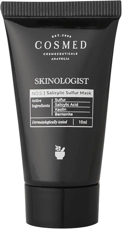 Cosmed Siyah Nokta Karşıtı Salisilik Asit ve Sülfür İçerikli Kil Maskesi 10 ml — Cilt bakımı