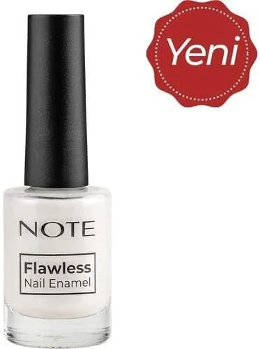 Note Cosmetics Nail Flawless Oje 43 Pearl, Beyaz — Makyaj