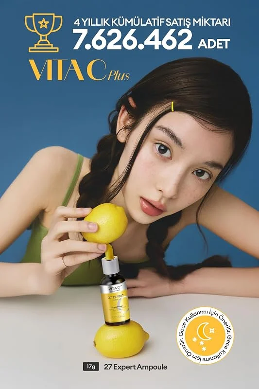 Missha Vita C Plus 27 Expert Ampoule%27 Saf C Vitamini İçerikli Leke Karşıtı Aydınlatıcı Serum 17g, 8376 — Cilt bakımı