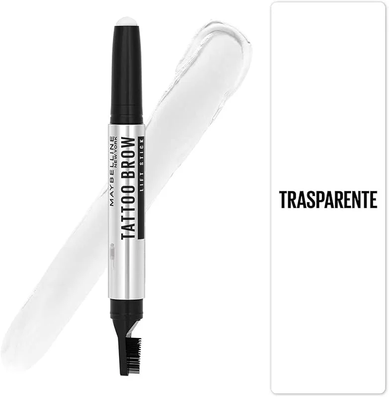 Maybelline New York Doldurmak ve kaldırmak için kaş kalemi, 24 saate kadar stil sahibi kaş, dövme Brow Kalkış 2'si 1 arada, Renk: 00 şeffaf, 1 adet — Makyaj